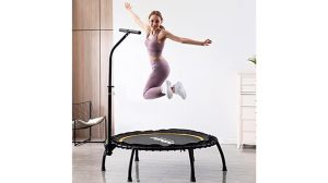 silent trampoline for fitness