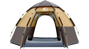 spacious pop up tent versatility