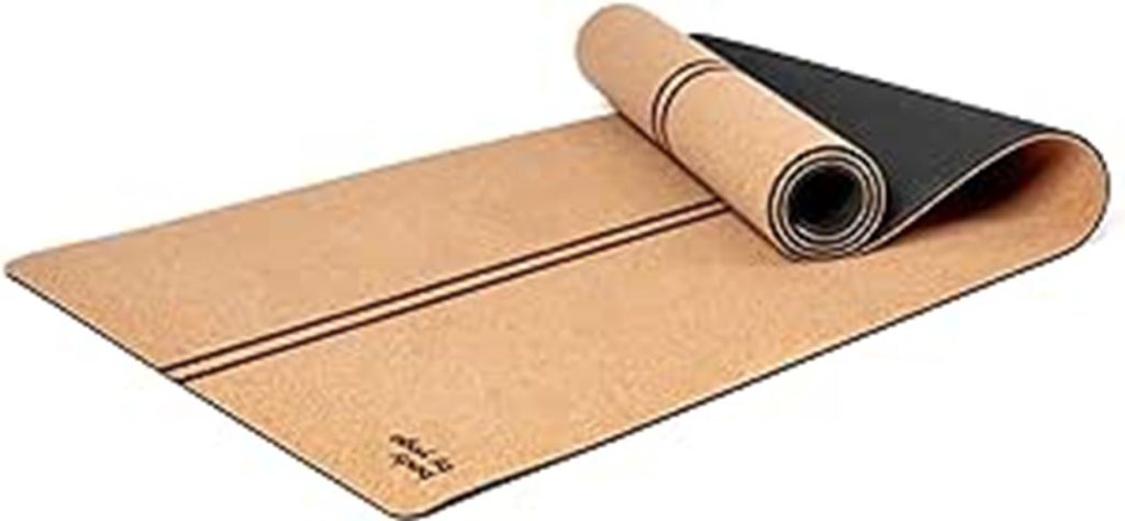 yoga mat with cork