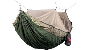 comfortable hammock with bug net