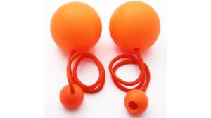 skillful poi juggling performance